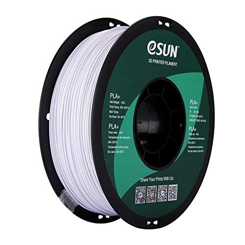 Esun Pla Plus Printer Filament 1.75mm Dimensional Accuracy 1 kg Spool Cold White 