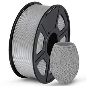 SUNLU PLA 3D Printer Filament, PLA Filament 1.75mm Dimensional Accuracy +/- 0.02 mm, 1 KG Spool, PLA Gray