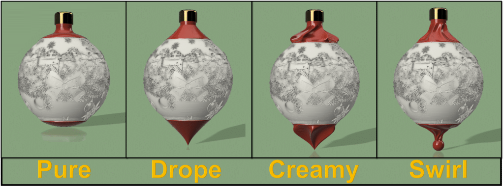 3D print Christmas ball examples