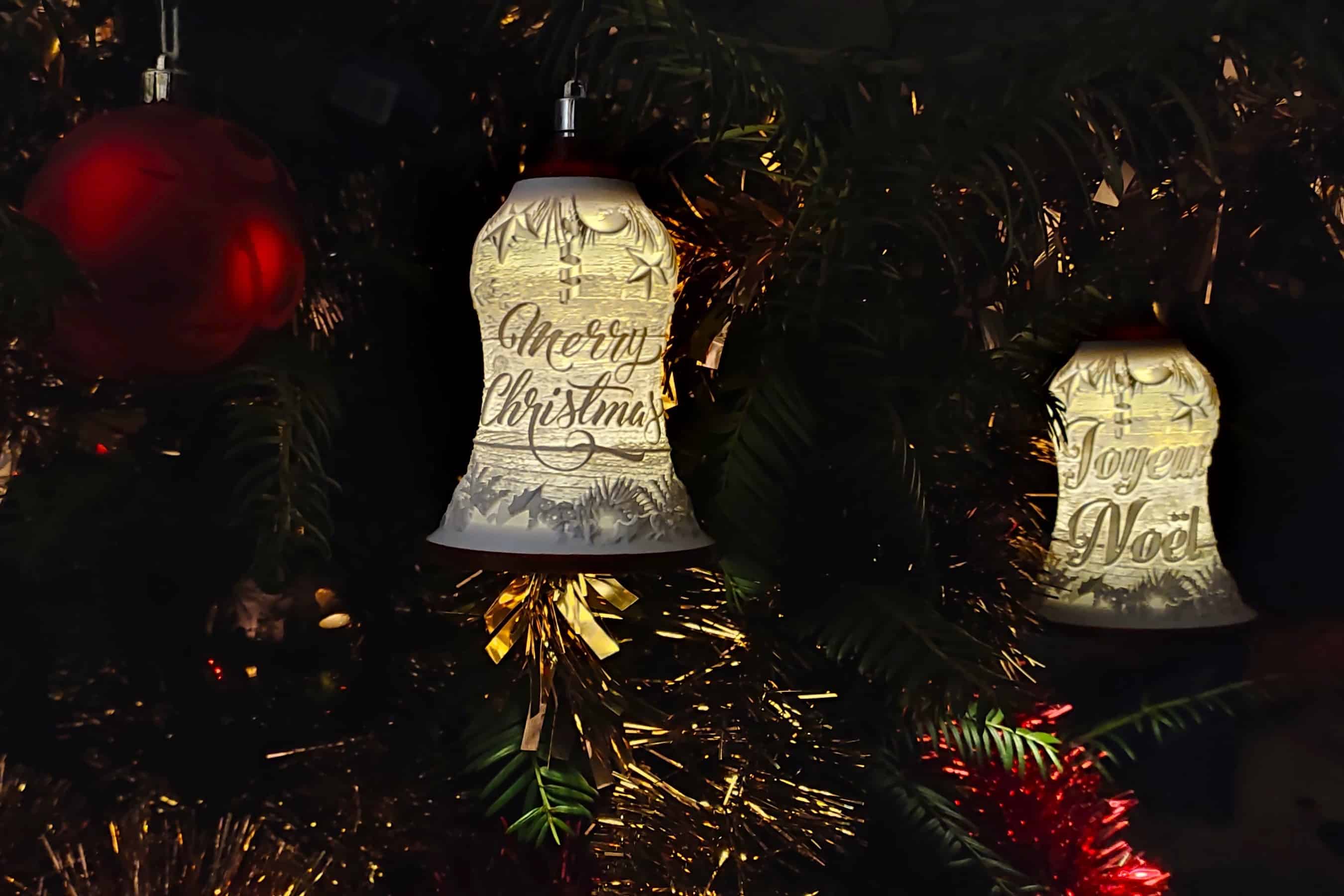 Christmas bell display